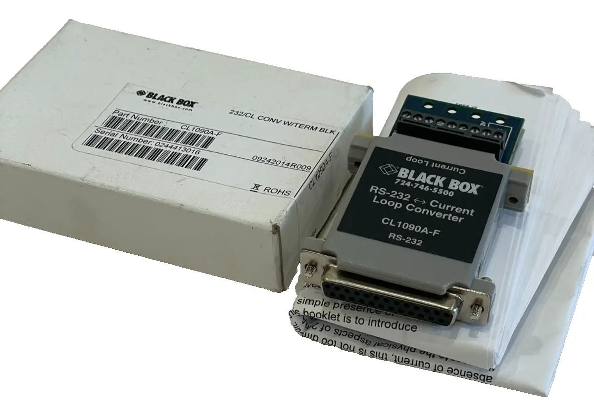 NEW BLACK BOX CL1090A-F TERMINAL BLOCK CL1090AF