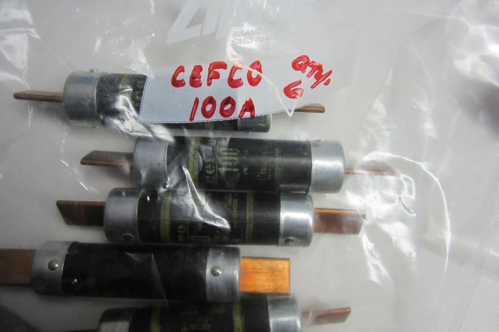 6 CEFCO 100 A FUSES