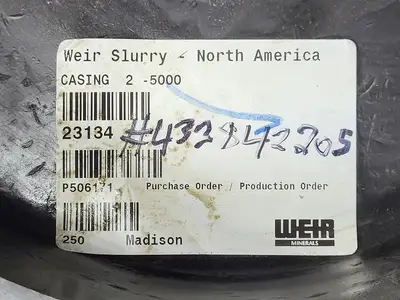New | in-Stock WEIR MINERALS 23134 Parts (Hydraulics and Pneumatics) British Columbia CA | Lenmark #256146