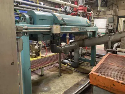 Sharples PM-38,000 Super-D-Canter centrifuge, 316SS.