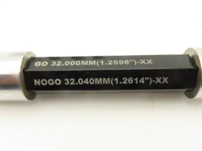 R&K Tool Pin Plug Guage Go Nogo 30.15mm 31.79mm 32mm 34.92mm & 38.20mm  Lot Of 5
