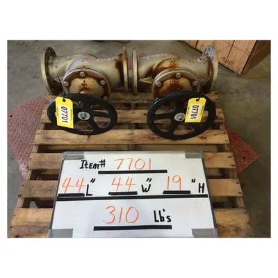 Used 6" manual globe valve for hot oil
