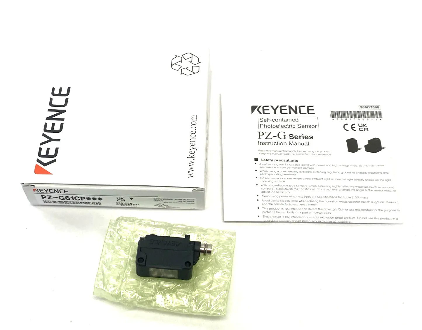 New | in-Stock KEYENCE Square Retro-Reflective Photoelectric Sensor, M8 Connector, PNP Photoelectric Sensors Michigan US | Maverick Industrial Sales #1463034