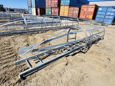 13.5ft. Steel Caged Ladder