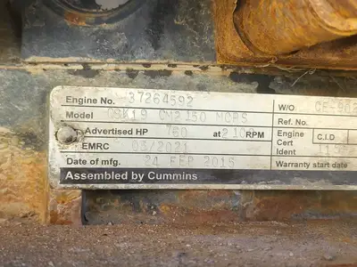 Used 2015 CUMMINS QSK19 CM2150 MCRS Diesel Engines British Columbia CA | Lenmark #1440075
