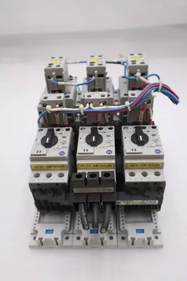 ALLEN BRADLEY 140M-D8E-C10 CIRCUIT BREAKER WITH 100-C30*00 CONTACTOR #4823-A