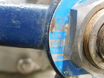 3" Powell 2456 Gate Valve Class 150 275 PSI WOG 500°F Max. Used