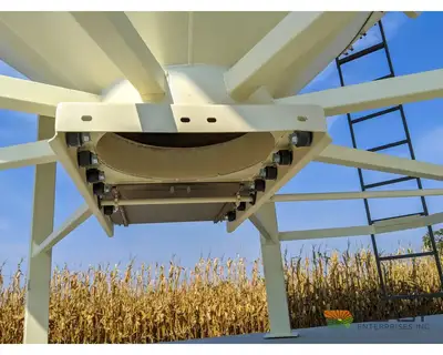Used MERIDIAN 1620 STANDARD - 4119 BUSHELS Hopper Bottom Silos Iowa US | Keast Enterprises #1360525