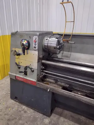 21" x 120" CLAUSING COLCHESTER MODEL #21 ENGINE LATHE 3.5" SPINDLE HOLE: YOBRO #24560