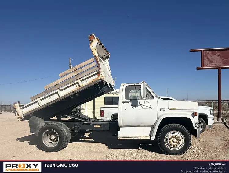 Used 1984 GMC C60 Dump trucks Texas US | Proxy Equipment #1381959