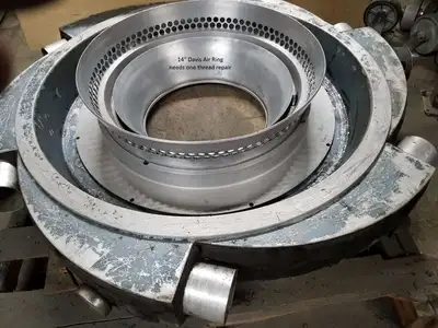 DAVIS STANDARD 14" Dual lip air ring Air Rings, Dual Lip
SIZE 10" - 14.99""" | Mark One Machinery (1)