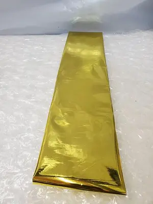 ARTUS PLASTIC SHEET GOLD 5X20X.00075