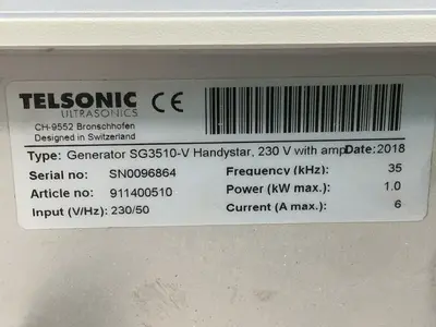 Used TELSONIC SG3510V Ultrasonic Welders Ohio US | HGR 24 #1329083