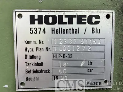 Used 1991 HOLTEC HLP-D-32 PACKAGE SAW Package Saws North Carolina US | CAROLINA MACHINERY SALES #1413111