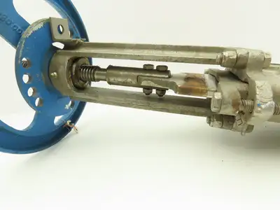 Velan L10-0320C-13BL 3" 316 Stainless Knife Gate Valve Rising Stem 10" Handwheel