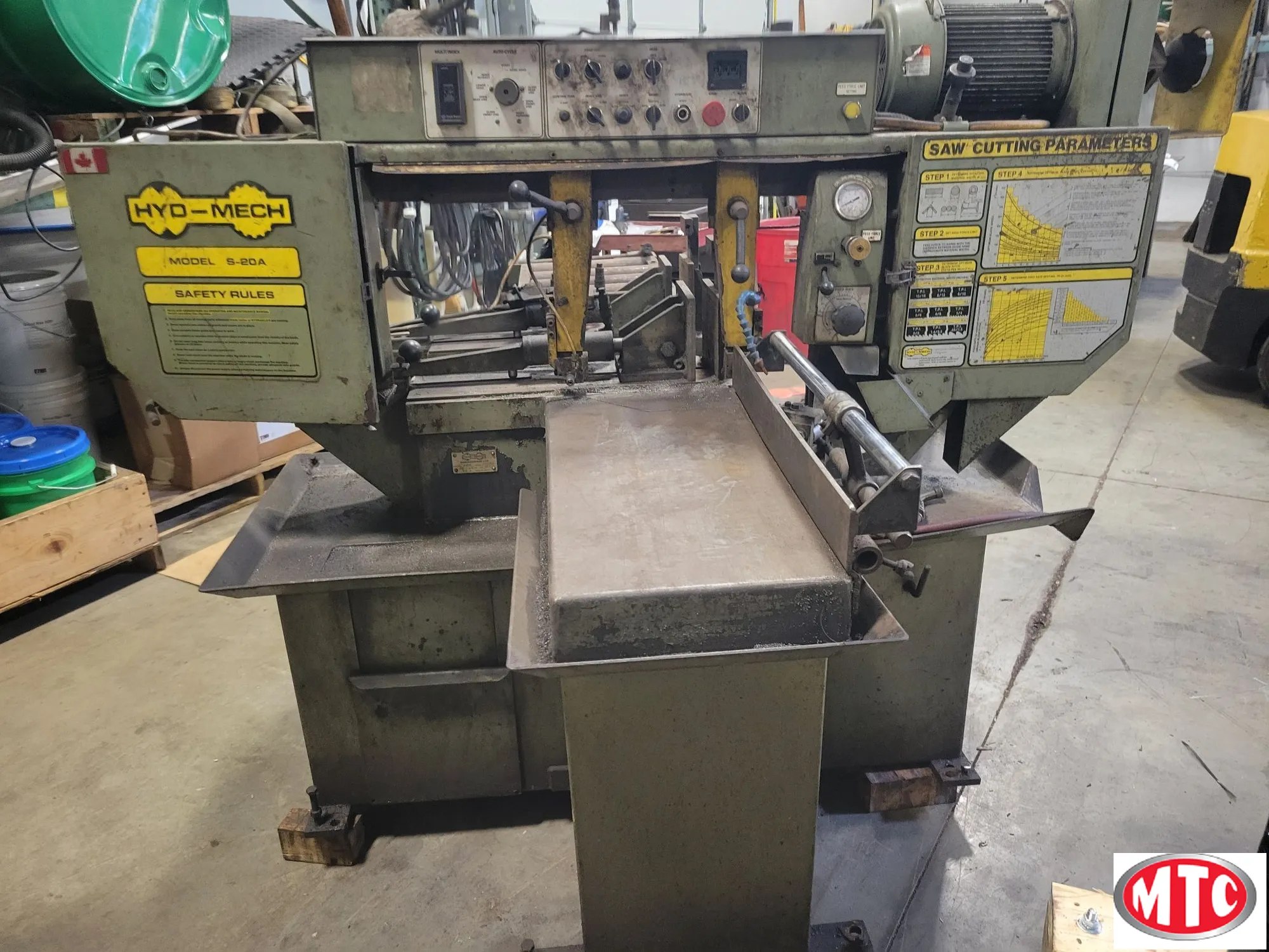 Used HYD-MECH S-20A | Horizontal Band Saws