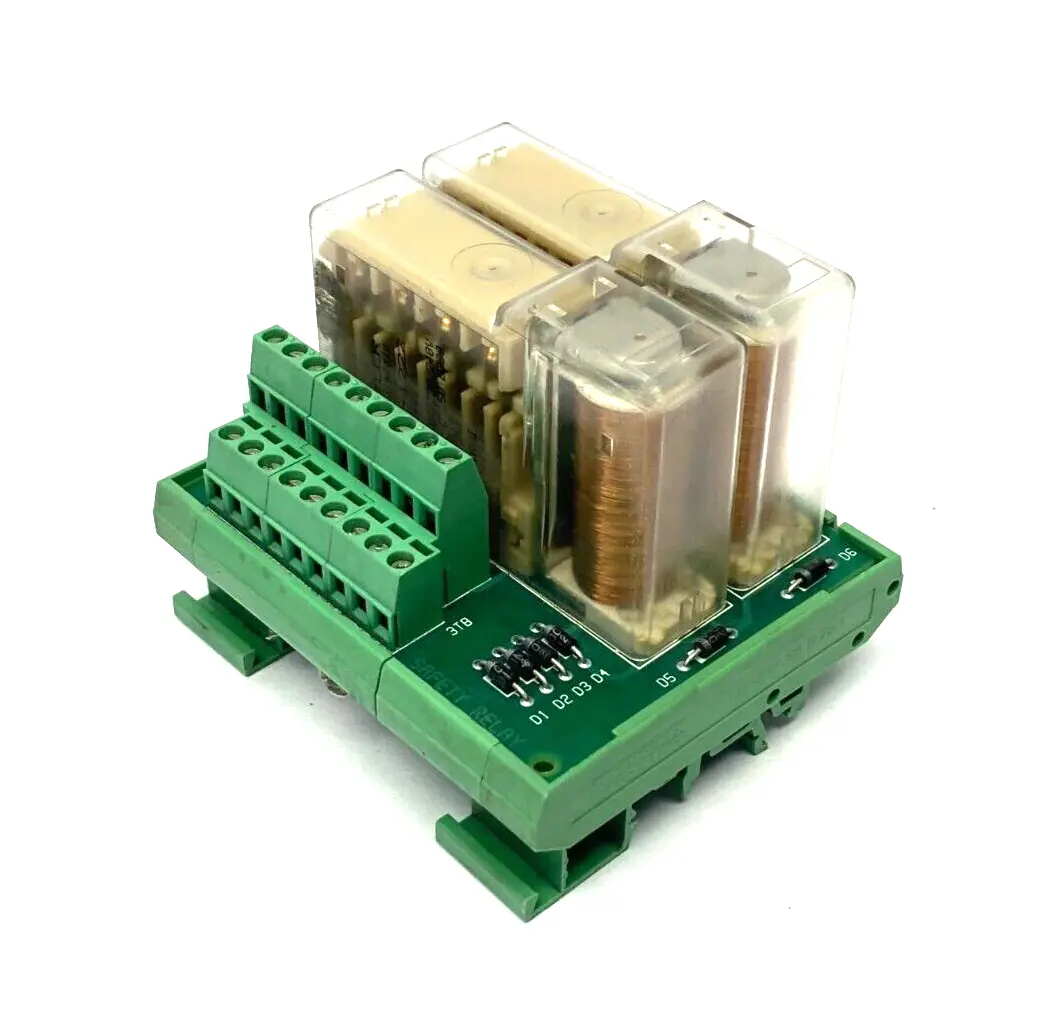 Used Universal Instruments Safety Relay Module DIN Rail Mount Relays & Switches Michigan US | Maverick Industrial Sales #1402278