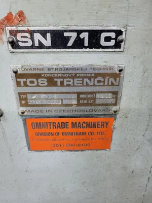 TOS SN 71C Engine Lathes | International Used Machinery / Syracuse Machine Tools Inc. (9)