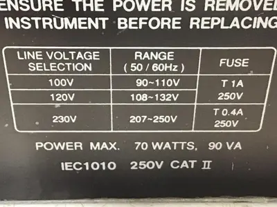 Used GW INSTEK GOS-6112 Interface Monitors Michigan US | Ideal Machinery #1293385