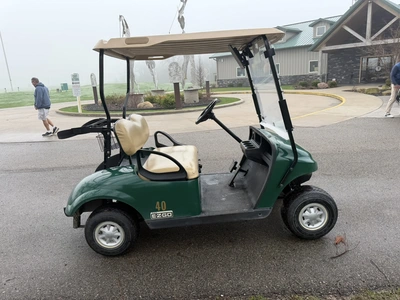 (1) 2017 E-Z-Go golf cart with a Kawasaki gas engine, model 625111G01, does not include Club canopy,...