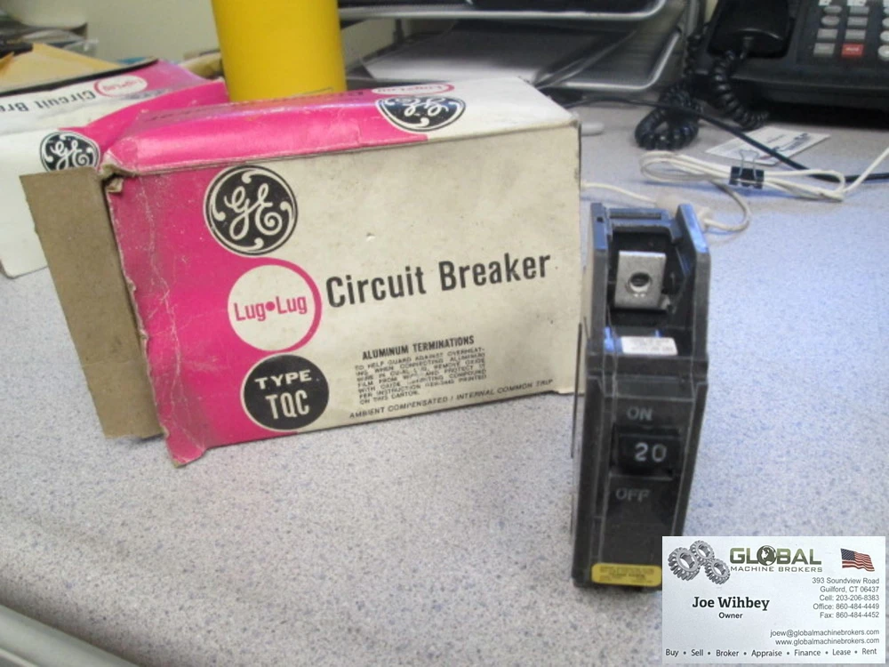 General Electric THQC1120, 20 Amp Molded Circuit Breakers, Q Line Series 1 Pole
