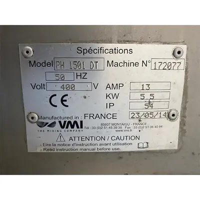 Used Vmi _UNKNOWN_ Planetary Mixers | ISCA #1299092
