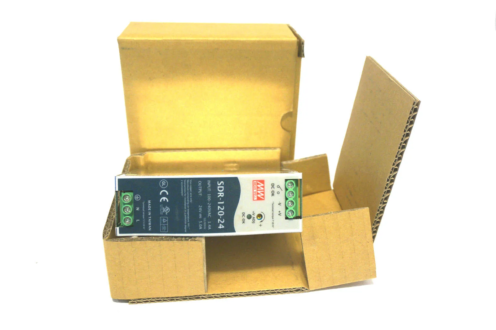 NEW MEAN WELL SDR-120-24 POWER SUPPLY SDR12024
