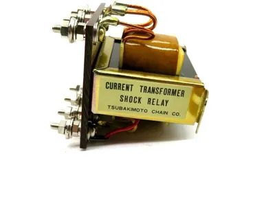 NEW TSUBAKIMOTO CHAIN CO. IAC 5MA CURRENT TRANSFORMER SHOCK RELAY