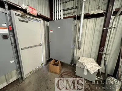 USED QUINCY AND INGERSOLL RAND AIR COMPRESSOR ROOM WITH DRYERS