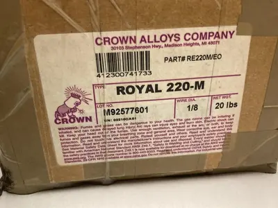 Used CROWN ALLOY RE220M/EO Welding Machinery (Other) Ohio US | Surplus Asset Holdings #1443259