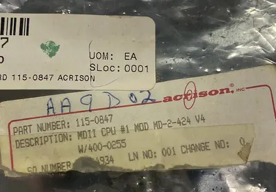 New | in-Stock ACRISON 115-0847 PLC Processors | Surplus Asset Holdings #1225555