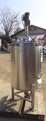Tank, 66 Gallon, 316L Stainless Steel,  Agitated, Jacketed, 50 PSI, DCI, #L742357
