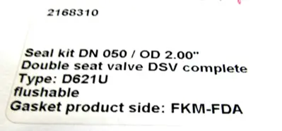 NEW LOT OF 2 PENTAIR 2168310 GASKET SET