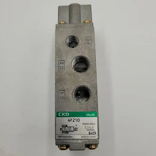 Used CKD CKD SOLENOID VALVE 4F210-08 AC110V Solenoid Valves | ND Industrial Surplus #1222032