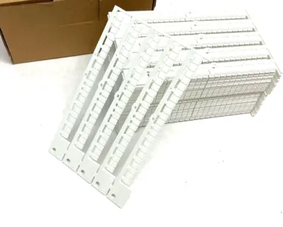 USED MURRPLASTIK TERMINAL BLOCK LABEL WHITE KPX 5/5-5 ZS