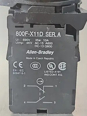 USED Allen-Bradley 800F-X11D/A