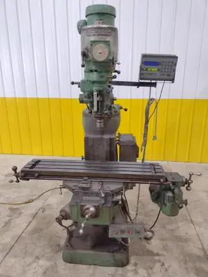 1.5 HP BRIDGEPORT SERIES I VERTICAL MILL & DIGITAL READ OUT MILLING MACHINE: STOCK #20706