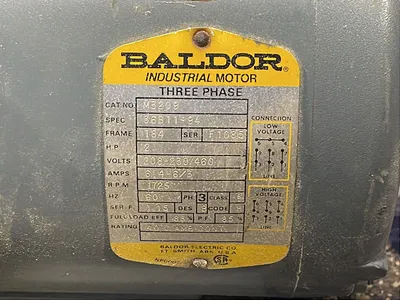 Used BALDOR M3209 A.C. Motors Ohio US | HGR 24 #1232678