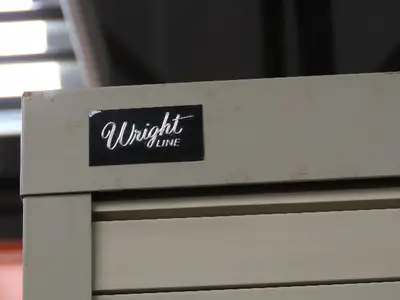 Wright Line Roll Up Door File Storage Cabinet Unit 36x18x83" Lot of 2