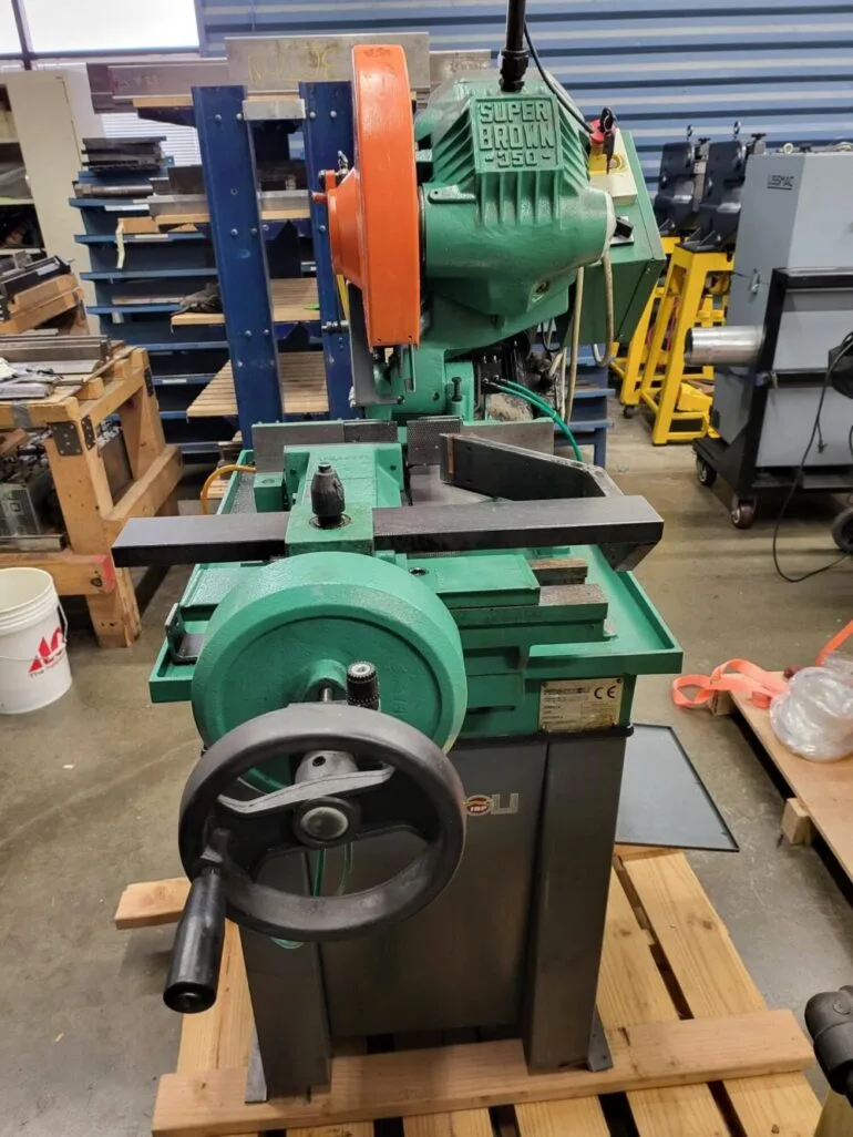 Pedrazzoli Super Brown 350/60 MP Manual Circular Cold Saw