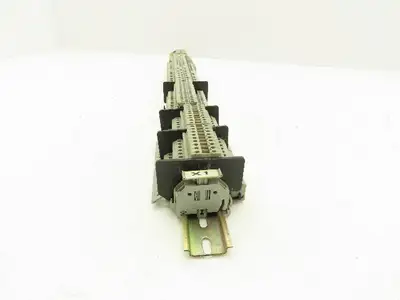 3, 4, 6-Wire Terminal DIN Rail 30" Lot of 91