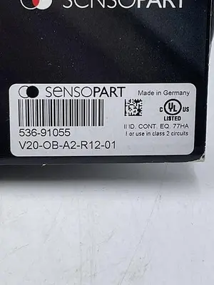 New | in-Stock SENSOPART SENSOPART V20-0B-A2-R12-01 Misc Electrical & Power Parts | ND Industrial Surplus #1214390
