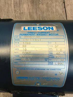 Used LEESON C4D17FK51 D.C. Motors South Carolina US | ESS Industrial Equipment Sales #1330852