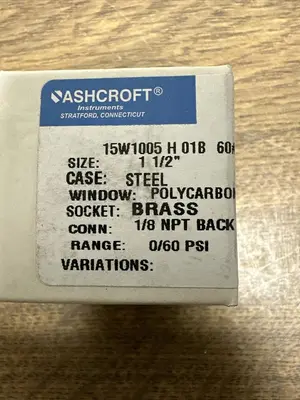 USED ASHCROFT 15W1005H01B 60#