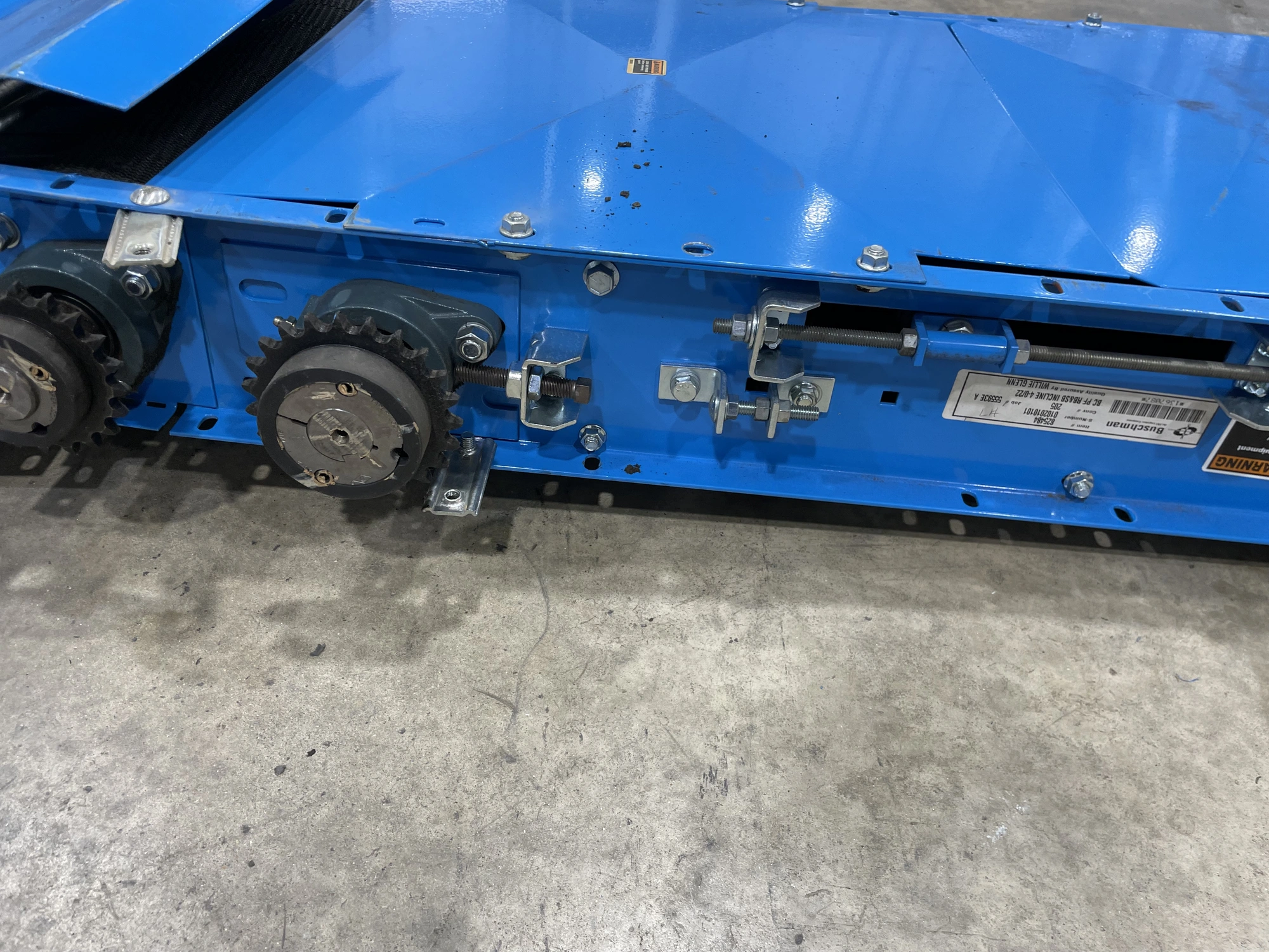 Buschman 205 Roller Conveyer set, Width: 22", Length: 13’