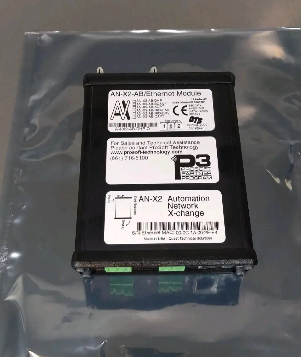 ProSoft Technology AN-X2-AB Ethernet Remote Loc3C35
