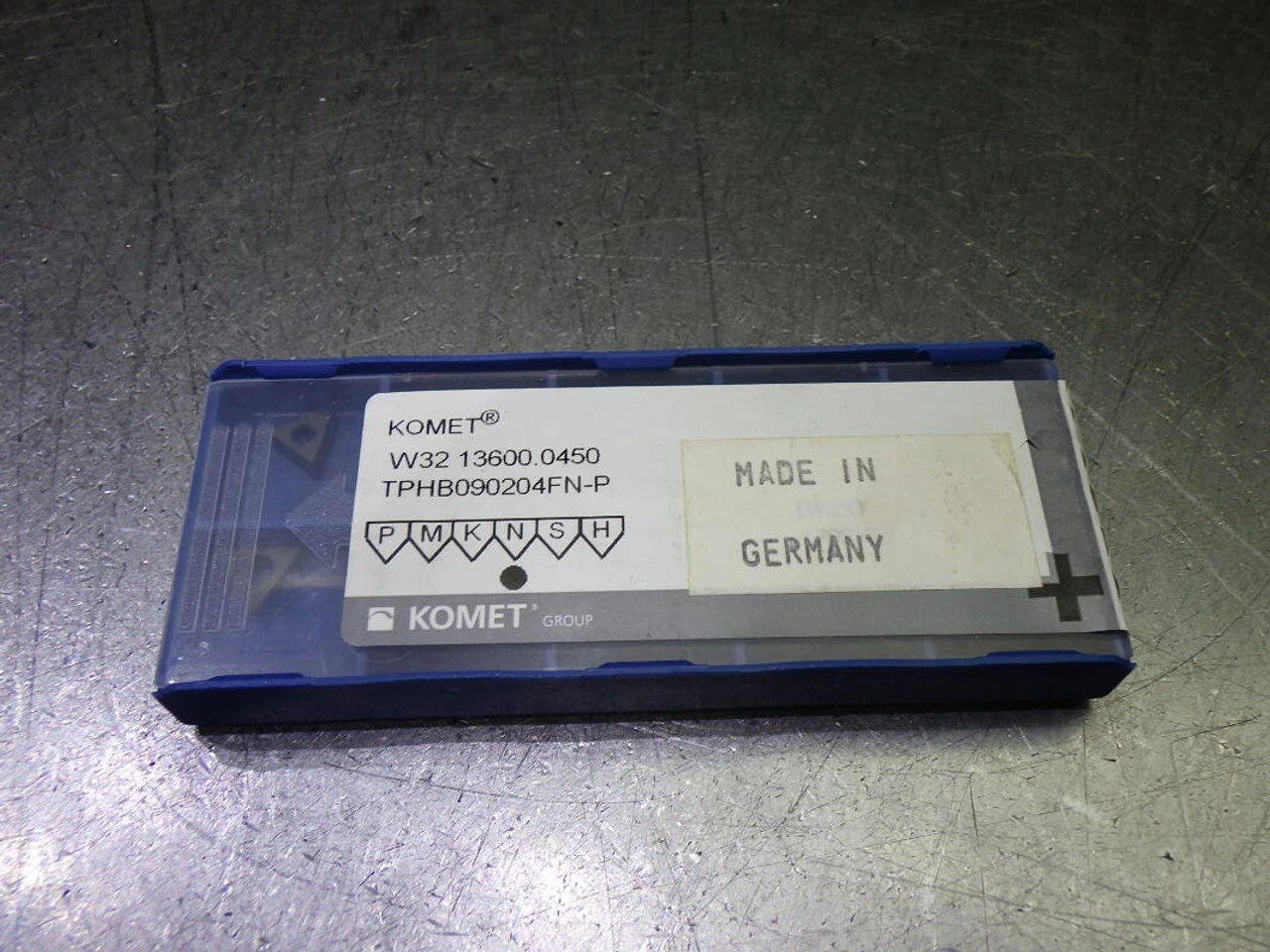 Komet Carbide Diamond Coated Inserts QTY10 W32 13600.0450/TPHB090204FN-P (LOC2287)