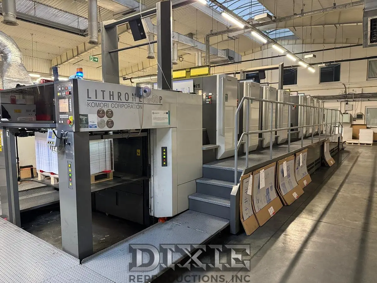 USED 2013 KOMORI LITHRONE GL840 P-H-UV