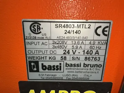 Used BASSI BRUNO SR4803MTL2 Material Handling (misc) Ohio US | HGR 24 #1520028
