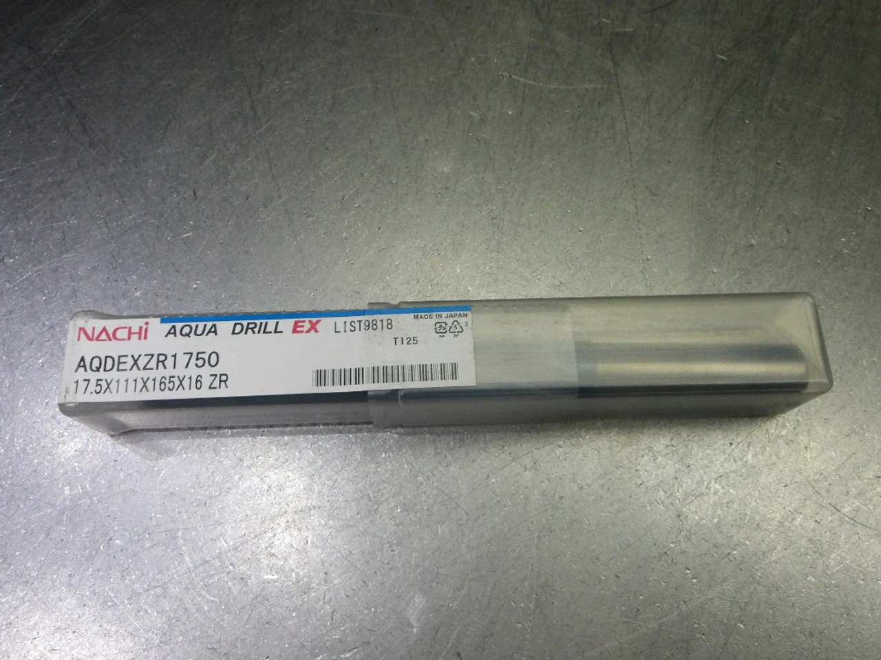 Nachi Aqua Drill EX 17.5mm Carbide Drill 16mm Shank AQDEXZR1750 (LOC1018C)